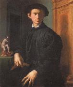 Agnolo Bronzino Portrait of a Young Man with a Lute oil painting picture wholesale